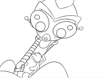 clitoris duo erection female genitals glans humanoid_genitalia humanoid_penis machine male male/female open_mouth penis size_difference solo_focus vulva thunderfap super_robot_monkey_team_hyperforce_go nova_(srmthfg) haplorhine human mammal monkey primate robot 4:3 black_and_white monochrome