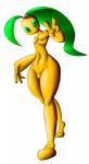 4_fingers anthro barefoot big_eyes biped empty_eyes featureless_crotch featureless_limbs feet femboy fingers food fruit green_eyes humanoid_hands leaf looking_at_viewer male navel nude plant simple_background smile solo standing thick_thighs white_background wide_hips yellow_body sangelia elemental_creature elemental_humanoid flora_fauna food_creature food_humanoid fruit_humanoid humanoid living_fruit plant_humanoid digital_media_(artwork) hi_res shaded soft_shading