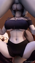 anthro anthro_on_anthro anthro_penetrated anthro_penetrating anthro_penetrating_anthro ball_slap balls balls_deep balls_on_face big_balls big_breasts big_penis big_tail body_part_in_mouth bottomwear bouncing_balls bouncing_breasts breasts butt clothed clothed/nude clothing deep_throat duo erection face_fucking fellatio female female_penetrated fur furniture gagging genitals hair huge_tail humanoid_genitalia humanoid_penis inside irrumatio lamp long_hair male male/female male_penetrating male_penetrating_female multicolored_body multicolored_fur music navel neck_bulge nipple_outline nude open_mouth oral oral_penetration penetration penile penile_penetration penis penis_in_mouth phone_ringing rear_view reverse_jackhammer_position sex shorts slap small_waist sound_effects swallowing sword_swallowing_position tail text thick_penis thick_tail thick_thighs two_tone_body two_tone_fur vein veiny_penis view_between_legs white_body white_fur dividebyezer0 sound_warning dreamworks helluva_boss mythology puss_in_boots_(franchise) death_(puss_in_boots) death_(valorlynz) loona_(helluva_boss) loona_(valorlynz) canid canid_demon canine canis demon hellhound mammal mythological_canine mythological_creature unknown_species wolf 2023 3d_(artwork) 3d_animation 9:16 animated colored detailed digital_media_(artwork) frame_by_frame hi_res high_framerate loop shaded short_playtime sound url webm