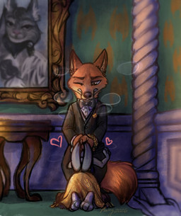 anthro black_tie_(suit) clenched_teeth clothed clothed_sex clothing dress duo ear_grab faceless_character faceless_female feet fellatio female fox_tail front_view fur furniture heart_symbol inside kneeling kneeling_oral_position looking_at_another looking_down male male/female obscured_penetration obscured_sex one_eye_closed oral orange_body orange_fur paws penile pointy_ears rabbit_ears sex standing steam steamy_breath suit table teeth yellow_clothing yellow_dress snowy18 disney zootopia cattrick_lynxley judy_hopps nick_wilde canada_lynx felid feline lynx mammal hi_res
