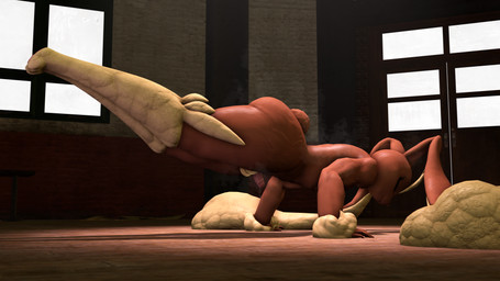 anthro balls big_butt bodily_fluids butt digitigrade dripping exercise eyes_closed femboy flaccid genital_fluids genitals handstand humanoid_genitalia humanoid_penis male muscular muscular_femboy muscular_male musk penis pose precum precum_drip seductive solo sweat primocreatore warfaremachine_(modeler) nintendo pokemon warfare_lopunny generation_4_pokemon lopunny pokemon_(species) 16:9 3d_(artwork) 4k absurd_res digital_media_(artwork) hi_res source_filmmaker_(artwork) widescreen