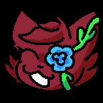 emote eyelashes female flower happy head_tuft iconography laugh plant rose_(flower) solo tuft iloveslutyshortstax rain_world videocult sarasul_(smolreapy) slugcat 1:1 alpha_channel