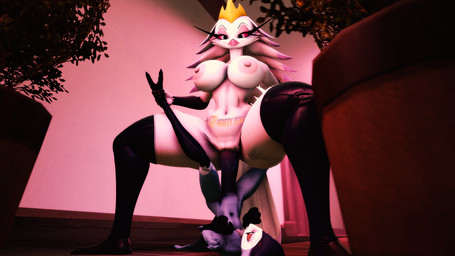 amazon_position anthro dominant dominant_female duo female leg_grab legs_up male male/female sex spread_legs spreading heresy_sfm chocoscorner_(modeler) valorlynz_(modeler) hellaverse helluva_boss stella_(helluva_boss) stolas_(helluva_boss) avian bird demon owl 16:9 3d_(artwork) digital_media_(artwork) widescreen