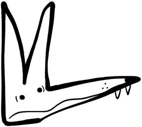 ambiguous_form ambiguous_gender beady_eyes black_eyes black_nose fangs freckles long_ears long_snout pointy_ears pointy_nose prick_ears side_view simple_background snout solo teeth wavy_mouth white_background white_body anonymous_artist canid canine fox mammal black_and_white digital_drawing_(artwork) digital_media_(artwork) headshot_portrait monochrome portrait male_(lore)