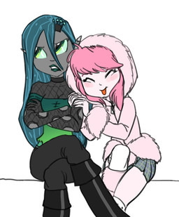 2014 annoyed blush cleavage clothed clothing coat crossed_arms crossed_legs cuddling duo equestria_girls fan_character female fishnet fluffle_puff fur_coat green_eyes green_hair hair human lipstick mammal my_little_pony piercing pink_hair plain_background queen_chrysalis_(eg) siansaar sitting tongue tongue_out torn_clothing white_background
Rating: Safe
Score: 15
User: 2DUK
Date: August 10, 2014 2014 annoyed blush cleavage clothed clothing coat crossed_arms crossed_legs cuddling duo equestria_girls fan_character female fishnet fluffle_puff fur_coat green_eyes green_hair hair human lipstick mammal my_little_pony piercing pink_hair plain_background queen_chrysalis_(eg) siansaar sitting tongue tongue_out torn_clothing white_background
Rating: Safe
Score: 15
User: 2DUK
Date: August 10, 2014