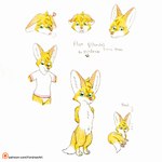 admiring_self angry anthro clothing expressions female feral heart_symbol nerves pawpads paws satisfaction scared shirt sigh solo t-shirt text timid topwear yordraw canid canine fennec_fox fox mammal true_fox 1:1 hi_res model_sheet url