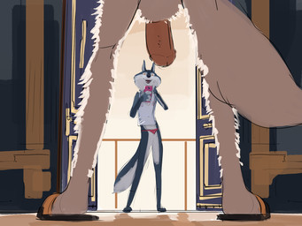 anthro balls breasts cellphone clothed clothing duo electronics featureless_feet feet female flaccid fur genitals holding_cellphone holding_object holding_phone holding_smartphone humanoid_genitalia humanoid_penis looking_at_genitalia looking_at_penis low-angle_view male male/female nude open_mouth panties penis phone slim small_breasts small_waist smartphone smile standing tail taking_picture teeth toes topwear translucent translucent_clothing translucent_topwear underwear view_between_legs white_body yellow_eyes magnetus illumination_entertainment sing_(movie) jimmy_crystal porsha_crystal canid canine canis mammal wolf 4:3 digital_media_(artwork) daughter_(lore) father_(lore) father_and_child_(lore) father_and_daughter_(lore) parent_(lore) parent_and_child_(lore) parent_and_daughter_(lore) pseudo_incest_(lore)