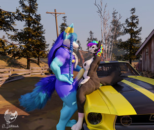 anthro balls braided_hair breasts butt car digitigrade duo erection farm female fur genitals hair humanoid_genitalia humanoid_penis imminent_sex male male/female muscular muscular_male nipples nude outdoor_nudity outside penis piercing sex smile tail text vehicle vulva guispe_opockjha solzin torielle69 alberarts_(modeler) 69_torielle guispe_(guispe_opockjha) american_opossum aquatic arthropod canid canine canis crustacean hybrid hyena hyenid_(species) mammal marsupial murid murine rodent shrimp spotted_hyena virginia_opossum wolf 2026 3d_(artwork) digital_media_(artwork) english_text hi_res shaded signature