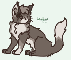 blue_background brown_body brown_fur feral fur male multicolored_body multicolored_fur neck_tuft pronouns simple_background solo tan_body tan_fur text tuft two_tone_body two_tone_fur leafwing_(artist) warriors_(book_series) fan_character leaftail_(leafwing) domestic_cat felid feline felis mammal 2026 character_name model_sheet