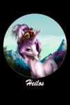 blue_eyes crown female feral headgear horn mountain solo sticker tree_of_harmony lulemt hasbro my_little_pony mythology harmony_(mlp) equid equine mammal mythological_creature mythological_equine unicorn 2016 alpha_channel hi_res