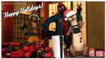 anthro beverage_can border bottomless breasts brown_body brown_fur can christmas_clothing christmas_headwear clothed clothing console_on_ground container electronics female fur game_console gesture group hand_gesture hand_on_head hat headgear headwear holidays looking_at_viewer lying male melee_weapon on_side one_eye_closed playstation_console ps5_console santa_hat scar semi-anthro standing sword thumbs_up weapon white_border wink twopapers christmas guardians_of_the_galaxy marvel playstation playstation_5 sony_corporation sony_interactive_entertainment spider-man_(series) sprite_cranberry deadpool lylla_(marvel) miles_morales rocket_raccoon human mammal mustelid otter procyonid raccoon 16:9 3d_(artwork) digital_media_(artwork) hi_res widescreen