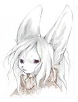 anthro clothing female solo sweater topwear savannah_horrocks aya canid canine fennec_fox fox mammal true_fox 2014 sketch