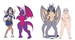activision alternate_species anthro anthro_to_human ashwolves5 before_and_after breasts cynder dragon duo female hair human human_to_anthro humanoid konosuba:_god's_blessing_on_this_wonderful_world! mammal mid_transformation mythological_creature mythological_scalie mythology nipples scalie sena species_transformation spyro spyro_the_dragon tail transformation