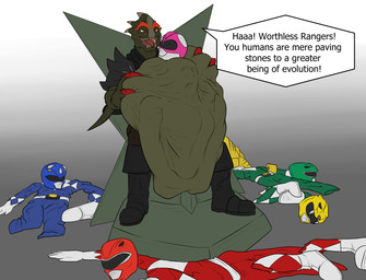 abdominal_bulge anthro anthro_pred armor belly belly_rub boots bulge chair clothing detailed_bulge digestion_implied discarded_clothing face_imprint footwear furniture hand_on_belly headgear helmet human_prey implied_fatal imprint larger_pred male male_pred male_prey mocking muffled multiple_prey oral_vore predator/prey prey_imprint prey_outline shoes sitting size_difference soft_vore solo spread_legs spreading squirming stretchy_belly struggling struggling_prey teasing text throne tight_belly villains_win vore zentai conditional_dnp samagthrav2 power_rangers mesogog human lizard lizardman mammal reptile scalie absurd_res english_text hi_res