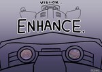 dialogue eye_reflection featureless_face glistening glistening_eyes handle handles_on_shoulders machine male mouthless reflection solo text vents watching_from_afar classica_p e-123_omega humanoid robot hi_res