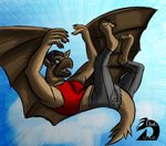 absurd_res anthro capcom dragon dragonwithgames european_mythology fantasy flying_wyvern hi_res male membrane_(anatomy) membranous_wings mid_transformation monster_hunter mythological_creature mythological_scalie mythology nargacuga reptile scalie solo species_transformation tail transformation western_dragon wings wyvern