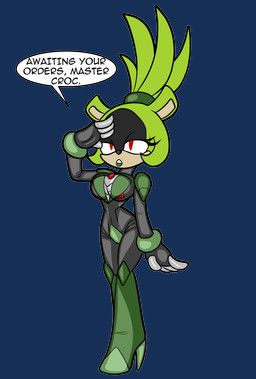 4_fingers anthro black_body black_fur black_latex bodysuit boots breasts clothing corruption dialogue eyelashes female fingers footwear fur gesture green_body green_clothing green_footwear green_fur green_hair green_high_heels green_latex hair high_heeled_boots high_heels latex master medium_breasts mind_control multicolored_body multicolored_bodysuit multicolored_clothing multicolored_fur multicolored_skinsuit red_eyes salute shoes skinsuit solo speech_bubble standing text tight_clothing two_tone_body two_tone_bodysuit two_tone_clothing two_tone_fur two_tone_skinsuit chaoscroc idw_publishing sega sonic_the_hedgehog_(comics) sonic_the_hedgehog_(idw) sonic_the_hedgehog_(series) surge_the_tenrec afrosoricid mammal tenrec 2023 alpha_channel english_text hi_res