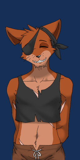 animatronic anthro canine clothing eye_patch eyewear five_nights_at_freddy's fox foxy_(fnaf) machine male mammal nukde robot shirt solo tank_top video_games

Rating: Safe
Score: 34
User: Vallizo
Date: February 13, 2015