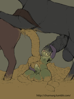animal_genitalia animal_penis anthro armpit_hair balls bestiality body_hair equine_genitalia equine_penis erection excessive_feces feces feral genitals green_body green_skin group humanoid_genitalia humanoid_penis hyper hyper_feces interspecies male masturbation penis scatplay short smegma smelly text tongue churnurg equid equine goblin horse humanoid mammal digital_media_(artwork) hi_res url