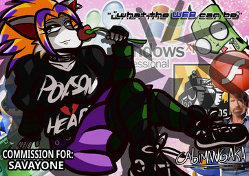 2000s_theme alternative_fashion anthro black_bottomwear black_clothing black_gloves black_handwear blonde_hair boots bottomwear choker clothed clothing collar converse_shoes crt crt_effect electronics female fingerless_gloves flower footwear fur game_console gloves green_eyes grey_body grey_fur hair handwear holding_flower holding_object jewelry legwear logo multicolored_body multicolored_fur multicolored_hair necklace pattern_clothing pattern_footwear pattern_legwear pattern_shirt pattern_socks pattern_topwear pink_bottomwear pink_clothing pink_skirt plant psp_console purple_hair rose_(flower) shirt shoes skirt smile smirk socks solo striped_clothing striped_footwear striped_shirt striped_socks striped_topwear stripes t-shirt text topwear two_tone_body two_tone_fur two_tone_hair white_body white_fur y2k y2k_(fashion) y2k_(graphic_design) yellow_body yellow_fur cabimangaka bandai_namco club_penguin digimon invader_zim microsoft microsoft_windows msn_messenger newgrounds nickelodeon playstation playstation_portable sega sonic_the_hedgehog_(series) sony_corporation sony_interactive_entertainment windows_xp chuck_norris gir_(invader_zim) sava_(savayone) sonic_the_hedgehog appmon_(species) avian bird canid canine canis digimon_(species) domestic_dog mammal nordic_sled_dog penguin samoyed shutmon spitz stefilmon absurd_res commissioner_name english_text hi_res shaded signature trans_(lore) trans_woman_(lore)