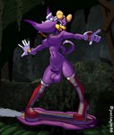 5_fingers anthro areola balls blue_eyes breasts crossgender eyelashes fingers ftg_crossgender fti_crossgender genitals gynomorph humanoid_genitalia humanoid_penis intersex looking_at_viewer navel nipples penis purple_balls purple_body purple_penis solo justtaylor sega sonic_riders sonic_the_hedgehog_(series) wave_the_swallow avian bird hirundinid oscine passerine swallow_(bird) 2024 digital_media_(artwork) hi_res