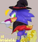 anthro anus baked_potato blush butt clothing costume embarrassed fart fart_fetish food halloween_costume holidays male male_farting plant potato solo vegetable onechan halloween sega sonic_the_hedgehog_(series) sonic_the_hedgehog eulipotyphlan hedgehog mammal