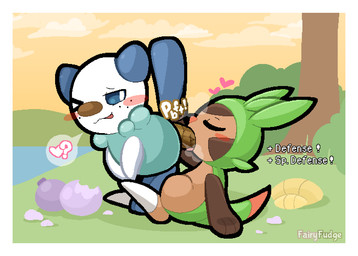 ambiguous/ambiguous ambiguous_gender berry blush border duo eating_feces eyes_closed fart feces feces_in_mouth food fruit gameplay_mechanics heart_symbol looking_back looking_pleasured one_eye_closed outside plant pooping pooping_in_mouth scatplay semi-anthro sitting sound_effects stats text vowelless vowelless_sound_effect white_border fairyfudge nintendo pokemon chespin generation_5_pokemon generation_6_pokemon oshawott pokemon_(species) artist_name digital_media_(artwork)
