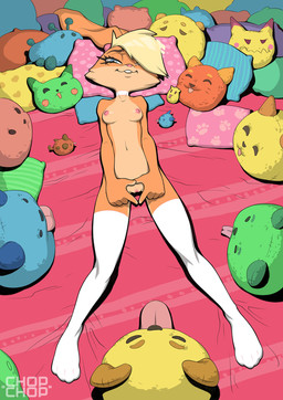 anthro areola bed blonde_hair blue_eyes breasts buckteeth choker clothing countershade_face countershade_hands countershade_neck countershade_torso countershading exposure_variation female fur furniture genitals hair jewelry legwear legwear_only lying mostly_nude navel necklace nipples nude nude_anthro nude_female on_back on_bed orange_body orange_fur pawprint_pattern pillow pink_areola pink_nipples pink_nose slim small_breasts solo stockings stockings_only teeth text thigh_highs thigh_highs_only vulva white_choker white_clothing white_jewelry white_legwear white_necklace white_stockings white_thigh_highs chopchop looney_tunes warner_brothers lola_bunny 2025 artist_name hi_res