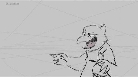 anthro beak beverage dialogue drinking_straw female offscreen_character solo text chibetto dreamworks the_bad_guys doom_(the_bad_guys) avian bird corvid corvus_(genus) oscine passerine raven 16:9 2d_animation animated artist_name concept_art english_audio greyscale monochrome short_playtime sketch sound unfinished video widescreen