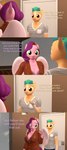 3d_(artwork) absurd_res anthro anthrofied bra clothed clothing comic dialogue digital_media_(artwork) duo english_text equid equine female friendship_is_magic hasbro hi_res hitch_trailblazer_(mlp) male mammal mlp_g5 my_little_pony mythological_creature mythological_equine mythology papadragon69 pegasus pipp_petals_(mlp) shirt text topwear underwear wings