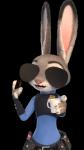 anthro beverage clothing container cup dessert doughnut eyewear female food fur grey_body grey_fur holding_object leaning leaning_backward open_mouth pastry pink_nose police police_uniform simple_background solo sunglasses transparent_background uniform blenderwizard101 chriddi1 javierdl sasha_acoiners splatypi disney zootopia judy_hopps lagomorph leporid mammal rabbit 3d_(artwork) 9:16 alpha_channel digital_media_(artwork) half-length_portrait hi_res portrait