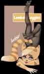 anthro blep blonde_hair blue_eyes brown_body brown_fur butt clothed clothing female fur hair looking_up markings nylon simple_background smile solo striped_markings striped_tail stripes tail tail_markings tight_clothing tongue tongue_out topless moomaid ratchet_and_clank sony_corporation sony_interactive_entertainment alice_lovage fan_character lombax mammal 2024 alpha_channel digital_media_(artwork) hi_res