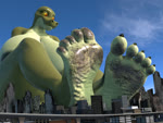 5_toes anthro big_breasts black_nails breasts city colored_nails countershading dirty dirty_feet feet female foot_fetish foot_focus green_body green_scales humanoid_feet macro mature_anthro mature_female nails nipples nude orange_eyes plantigrade scales sky soles solo toes tongue tongue_out yellow_sclera conditional_dnp telehypnotic zp92 margret_stalizburg reptile scalie snake 2020 3d_(artwork) 3d_animation 4:3 animated digital_media_(artwork) no_sound short_playtime webm