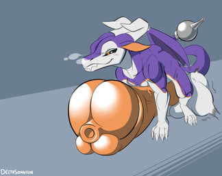 animal_genitalia animal_penis balls big_balls big_penis black_sclera breath cell_tail claws clenched_teeth cock_vore equine_genitalia equine_penis feral genitals horn inside_balls looking_pleasured male muscular muscular_feral orange_eyes orange_penis penile penis teeth urethra vore wings conditional_dnp deltasomnium mythology dragon mythological_creature mythological_scalie scalie hi_res