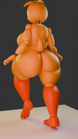3_toes 5_fingers anthro barely_visible_nipples bib big_breasts big_butt breasts butt casual_nudity faceless_anthro faceless_character faceless_female feet female fingers glistening glistening_body grey_background huge_breasts huge_butt huge_thighs machine nipples non-mammal_breasts rear_view simple_background solo tail thick_thighs toes walk_cycle walking wide_hips yellow_body lpyro9 jams3d_(modeler) mipsmiyu_(modeler) five_nights_at_freddy's five_nights_at_freddy's_2 scottgames runaboo_chica toy_chica_(fnaf) animatronic avian bird chicken galliform phasianid robot robot_anthro 3d_(artwork) 3d_animation animated digital_media_(artwork) full-length_portrait high_framerate loop no_sound portrait seamless_loop short_playtime video