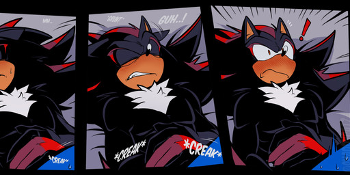 andromorph andromorph/male anthro blush clenched_teeth duo exclamation_point intersex intersex/male male muscular muscular_male offscreen_character offscreen_sex sex sleep_sex sleeping teeth text waking_up shaddycatz sega sonic_the_hedgehog_(series) shadow_the_hedgehog sonic_the_hedgehog eulipotyphlan hedgehog mammal 2025 absurd_res comic digital_drawing_(artwork) digital_media_(artwork) english_text hi_res
