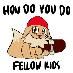 3_toes ambiguous_gender beanie black_nose black_text brown_body brown_eyes brown_fur clothing feet feral fluffy fluffy_tail fur hat headgear headwear holding_object holding_skateboard neck_tuft open_mouth open_smile red_beanie red_clothing red_hat red_headwear simple_background sitting skateboard smile solo tail tan_body tan_fur text toes tuft vehicle white_background tblslt how_do_you_do_fellow_kids nintendo pokemon eevee generation_1_pokemon pokemon_(species) 1:1 2024