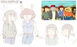 anthro backwards_baseball_cap backwards_hat baseball_cap belt black_clothing black_eyes black_topwear blue_bottomwear blue_clothing blue_topwear blush bottomwear bracelet brown_hair clock clothing denim denim_bottomwear denim_clothing denim_topwear denim_vest dessert female food fur green_clothing green_topwear grey_body grey_fur group hair hand_in_pocket hat headgear headwear hoodie ice_cream jacket jeans jewelry leaning leaning_backward long_hair male multiple_poses obscured_eyes open_mouth orange_clothing orange_topwear pants pink_nose pockets polo_shirt pose red_clothing red_hair red_headwear shirt simple_background solo_focus t-shirt tan_body tan_clothing tan_fur tan_topwear text topwear vest watch white_background white_body white_clothing white_fur white_topwear wristwatch yellow_body yellow_fur yellow_nose young young_anthro bzeh arthur_(series) binky_barnes fan_character molly_macdonald rattles slink_(arthur) sophia_sunderland ambiguous_species bulldog canid canine canis domestic_dog lagomorph leporid mammal mastiff molosser rabbit 2020 english_text hi_res multiple_scenes