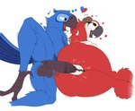 anthro avian_feet balls balls_deep beak big_balls big_butt big_penis black_penis blue_body bodily_fluids breasts butt curvy_female duo feathers female female_penetrated genital_fluids genitals glazed_penis happy happy_sex heart_symbol hearts_around_head interspecies leg_markings looking_at_another male male/female male_penetrating male_penetrating_female markings penetration penile penile_penetration penis penis_in_pussy pussy red_body seductive sex spooning tail tail_feathers thick_thighs thigh_markings thighs_crossed vaginal vaginal_fluids vaginal_penetration thelordjoshua1 blu_waifu blue_sky_studios rio_(series) blu_(rio) coco_the_scarlet_macaw_(blu_waifu) ara_(genus) avian bird macaw neotropical_parrot parrot scarlet_macaw spix's_macaw true_parrot absurd_res hi_res