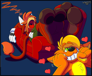 2_toes 4_fingers anthro big_feet big_toes big_tongue big_uvula blush blush_lines bottomwear cartoon_gloves clothing duo ear_piercing ear_ring feet fingers foot_fetish foot_focus furniture hair hair_over_eyes heart_symbol hoof_fetish hoof_focus hooves horn male male/male open_mouth paws piercing ring_piercing shorts snoring sofa soles tail thick_tongue toes tongue toony wearing_gloves wide_tongue marquis2007 byron_(tamerkoh) marquis_(marquis2007) bison bovid bovine canid canine cattle fox hybrid mammal absurd_res alpha_channel hi_res