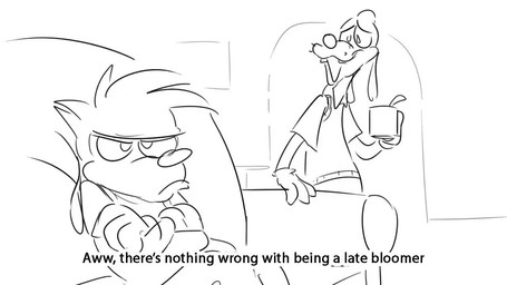 3_toes 4_fingers adolescent afro age_difference aged_down anthro arms_bent backpack body_size_growth braces buckteeth closed_frown closed_smile clothed clothed_anthro clothed_male clothing container crossed_arms cup cutlery dialogue doorway duo eyewear feet fingers floppy_ears footwear frown fully_clothed fully_clothed_anthro fully_clothed_male furniture furrowed_brow glasses gloves grumpy hair handwear holding_backpack holding_clothing holding_container holding_cup holding_mug holding_object holding_shirt holding_topwear inside kitchen_utensils locker looking_at_another lop_ears male midriff motion_lines mouth_closed mug navel no_eyebrows no_pupils older_anthro older_male on_sofa open_mouth open_smile picture_frame puberty rectangular_glasses shirt shoes sitting sitting_on_sofa size_transformation smile smiling_at_another sofa spinning spinning_object spoon standing talking_to_another teeth text thin_eyebrows toes tongue tools topwear torn_shoes transformation wall_(structure) whisker_spots white_backpack white_clothing white_footwear white_gloves white_hair white_handwear white_nose white_shirt white_shoes white_tongue white_topwear worried_look young young_anthro young_male younger_anthro younger_male insert-thenewbl-here disney goof_troop goofy_(disney) max_goof canid canine canis domestic_dog mammal 16:9 2025 2d_animation animated digital_media_(artwork) english_description english_text no_sound short_playtime webm widescreen father_(lore) father_and_child_(lore) father_and_son_(lore) parent_(lore) parent_and_child_(lore) parent_and_son_(lore) son_(lore)