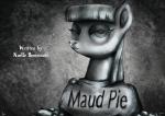 2014 absurd_res earth_pony english_text equid equine female feral friendship_is_magic hasbro hi_res horse jowybean mammal maud_pie_(mlp) my_little_pony pony rock sculpture solo statue text