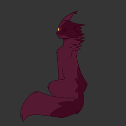ear_scar eye_scar facial_scar female missing_ear neck_tuft orange_eyes scar tail tuft torrentpath rain_world videocult artificer_(rain_world) slugcat 1:1 hi_res