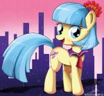 2014 blue_eyes city coco_pommel_(mlp) cutie_mark equine female feral flower friendship_is_magic hair horse mammal multi-colored_hair my_little_pony necktie pony portrait solo standing stars the-butch-x
Rating: Safe
Score: 7
User: 2DUK
Date: March 13, 2014