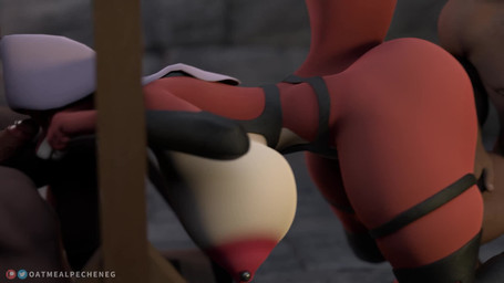 abdominal_bulge anthro anthro_penetrated anus areola balls bdsm bent_over big_breasts bodily_fluids bondage bouncing_breasts bouncing_butt bound breasts butt clothing cum cum_drip cum_from_vagina cum_in_mouth cum_in_vagina cum_inside double_penetration dripping erection fellatio female female_on_human female_penetrated first_person_view from_behind_position genital_fluids genitals hanging_breasts huge_breasts human_on_anthro human_penetrating human_penetrating_anthro human_penetrating_female human_pov interspecies leaking_cum looking_pleasured male male/female male_on_anthro male_penetrating male_penetrating_anthro male_penetrating_female male_pov moan multiple_angles nipple_piercing nipples oral oral_penetration orgasm penetrating_pov penetration penile penile_penetration penis_in_mouth penis_in_vagina piercing pink_areola pink_nipples restrained restraints sex slave stocks tail vaginal vaginal_penetration vulva oatmealpecheneg sound_warning disney robin_hood_(disney) maid_marian canid canine fox human mammal red_fox true_fox 16:9 3d_(artwork) 3d_animation animated digital_media_(artwork) hi_res long_playtime sound video widescreen