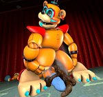 big_butt bubble_butt butt dildo eye_roll feces feces_on_dildo holding_butt holding_own_butt looking_pleasured male red_curtains scatplay sex_toy solo stage stage_curtains steam bonfiebutt five_nights_at_freddy's five_nights_at_freddy's:_security_breach scottgames steel_wool_studios glamrock_freddy 2023