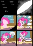 bed bored comic dialogue digital_media_(artwork) duo earth_pony english_text equid equine female feral first_person_view friendship_is_magic furniture hair happy hasbro horse hospital mammal metal_(artist) my_little_pony pinkie_pie_(mlp) pony solo_focus text waking_up