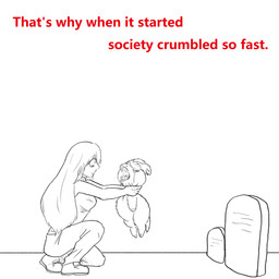 ambiguous_feral ambiguous_gender asphyxiation bodily_fluids bottomwear clothed clothed_human clothing constricted_pupils corpse crying death duo eye_roll featureless_crotch female female_human feral footwear gore hair kneeling lifting_another long_hair looking_at_another on_one_knee open_mouth pants pupils red_text shoes small_pupils tears text tombstone young young_ambiguous young_feral yellowcottoncandy030 fluffy_pony fluffy_pony_(species) human mammal 1:1 2025 digital_media_(artwork) english_text hi_res spot_color