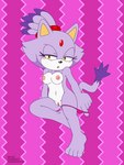 anthro aroused bedroom_eyes breasts clothing female genitals lust narrowed_eyes nipples nude panties pose purple_body pussy seductive solo underwear neo_x6 snailbail22 spindasher98 sega sonic_the_hedgehog_(series) blaze_the_cat felid feline mammal 3:4 hi_res pinup