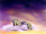 abstract_background blonde_hair cloud eyes_closed feathered_wings feathers female feral fur grey_body grey_feathers grey_fur hair lying sleeping solo wings nemo2d friendship_is_magic hasbro my_little_pony mythology derpy_hooves_(mlp) equid equine mammal mythological_creature mythological_equine pegasus 2013 4:3 digital_media_(artwork) digital_painting_(artwork) hi_res painting_(artwork)